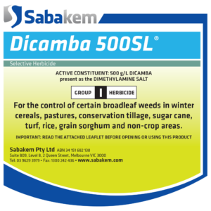 Sabakem Dicamba 500SL 20lt