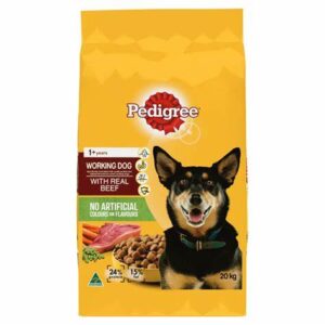 Pedigree Working Adult Dog Dry Food 20kg